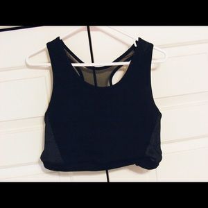 Black Sports Bra